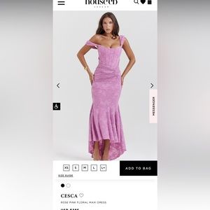 CESCA 💕
ROSE PINK FLORAL MAXI DRESS